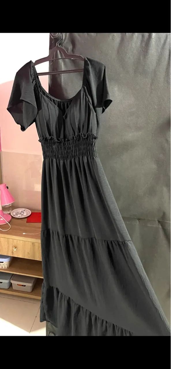 Vestido Longo Preto