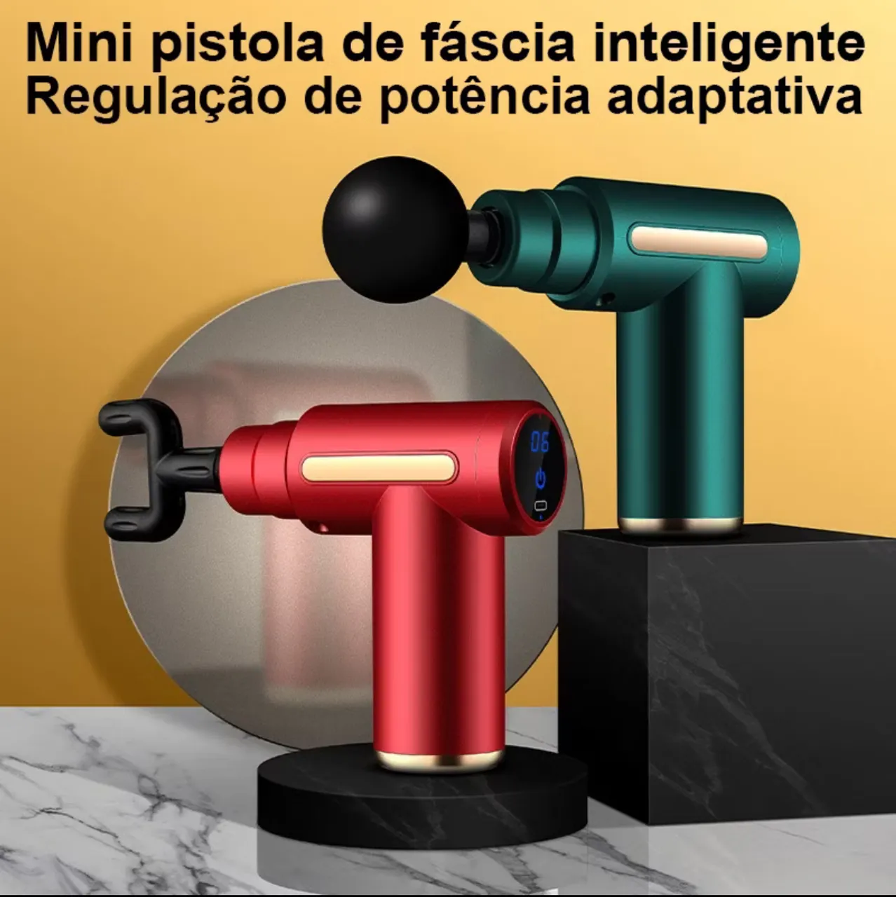 Mini Pistola de Massagem Profunda - Alívio e Relaxamento