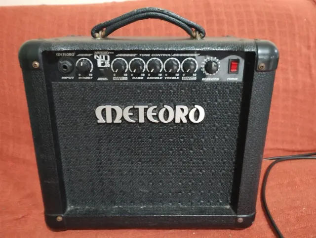Meteoro Nitrous Drive NDE15 Caixa de Guitarra Amplificador Com 16 efeitos