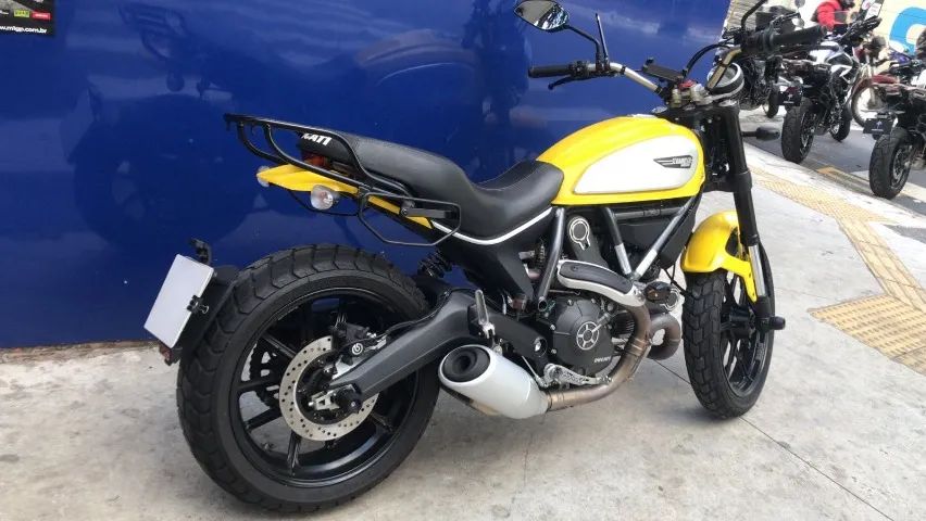 DUCATI SCRAMBLER ICON 800 ANO 2016 APENAS 5.000KM - Foto 3