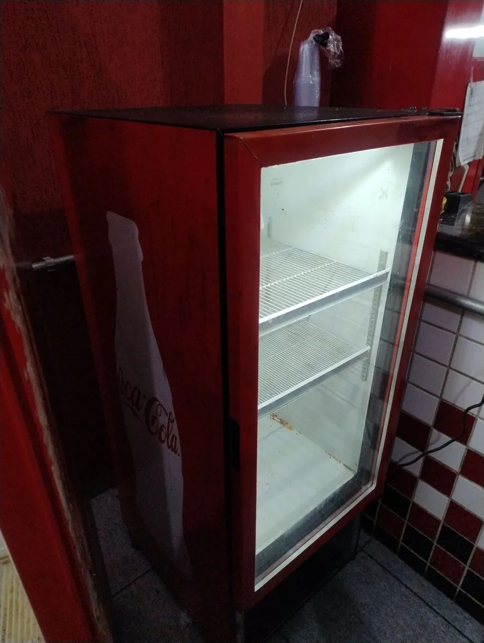 Geladeira/Freezer Vertical coca cola - Foto 2