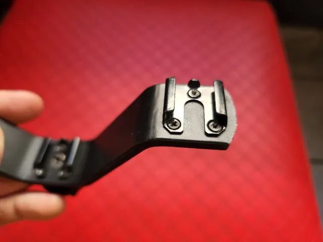 Braço V Sapata Suporte Apoio Led Microfone Flash Camera Dslr - Foto 4