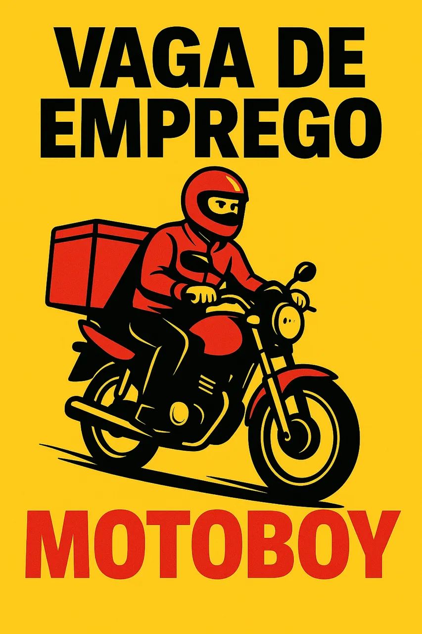 Vagas fixa para motoboys ! 