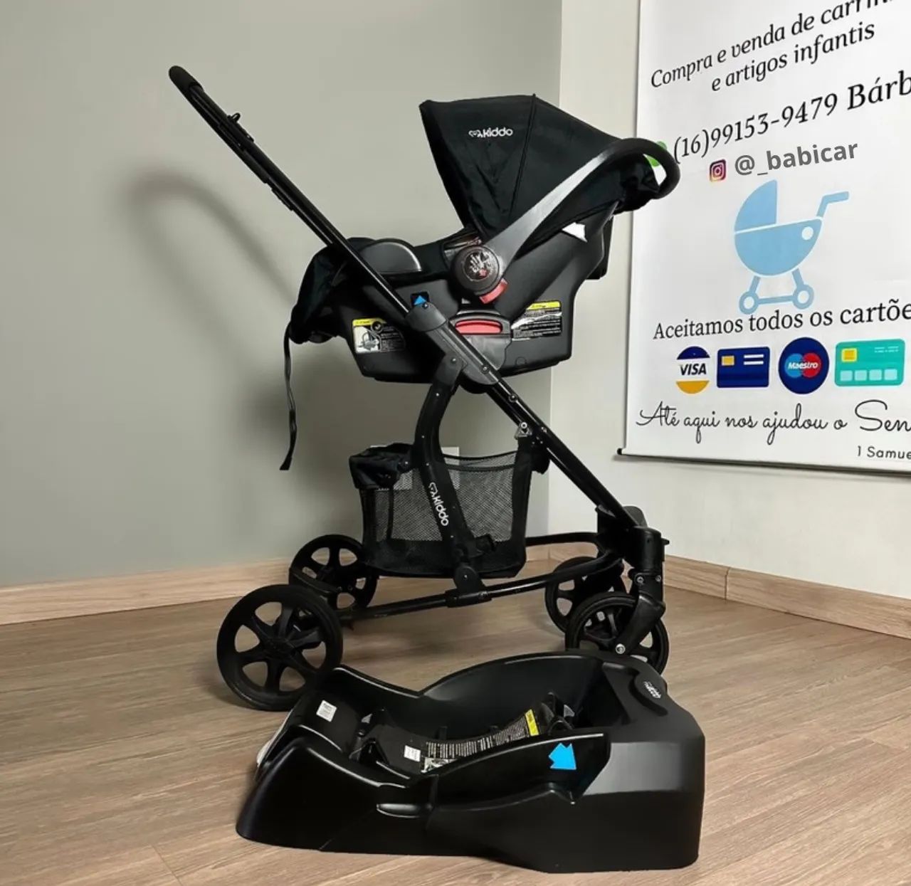 Carrinho Completo - KIDDO Prima (azul)65578368701827125