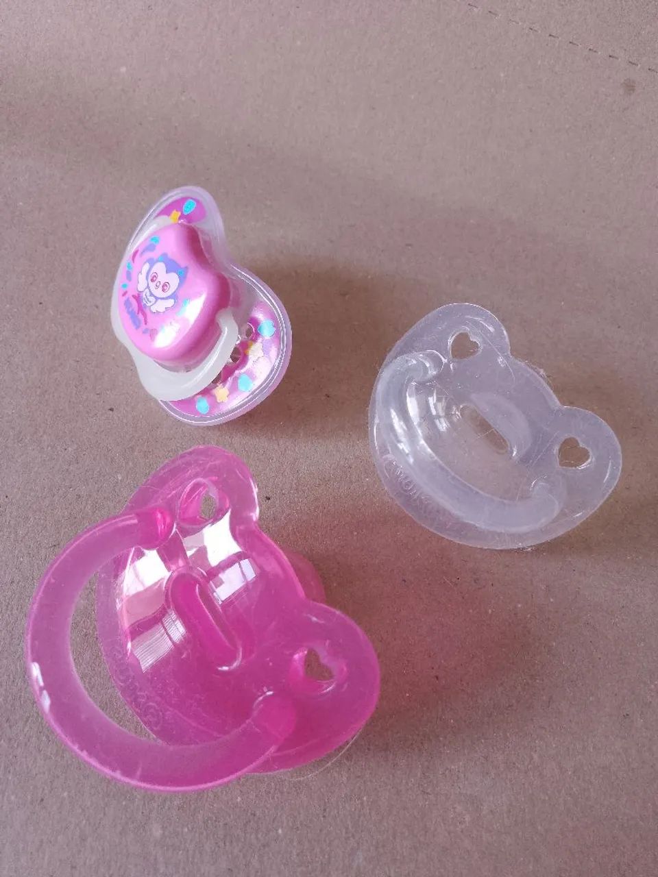 Chupetas para bebê - kit com 3 unidades