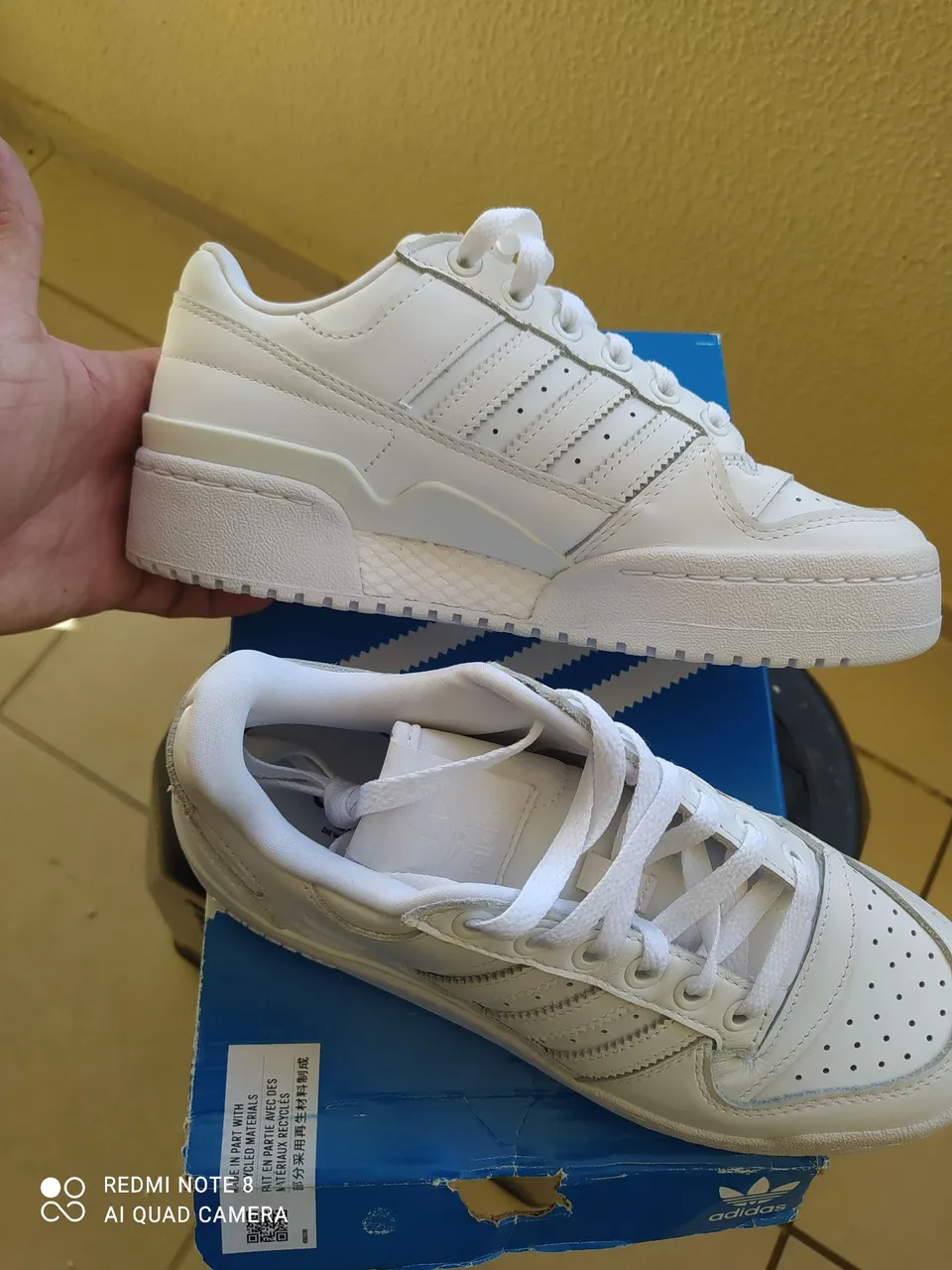 Adidas Forum Low Branco - Novo! 34.