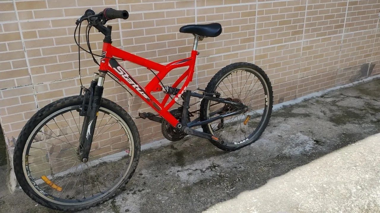 Bicicleta bike Status laranja  - Foto 4