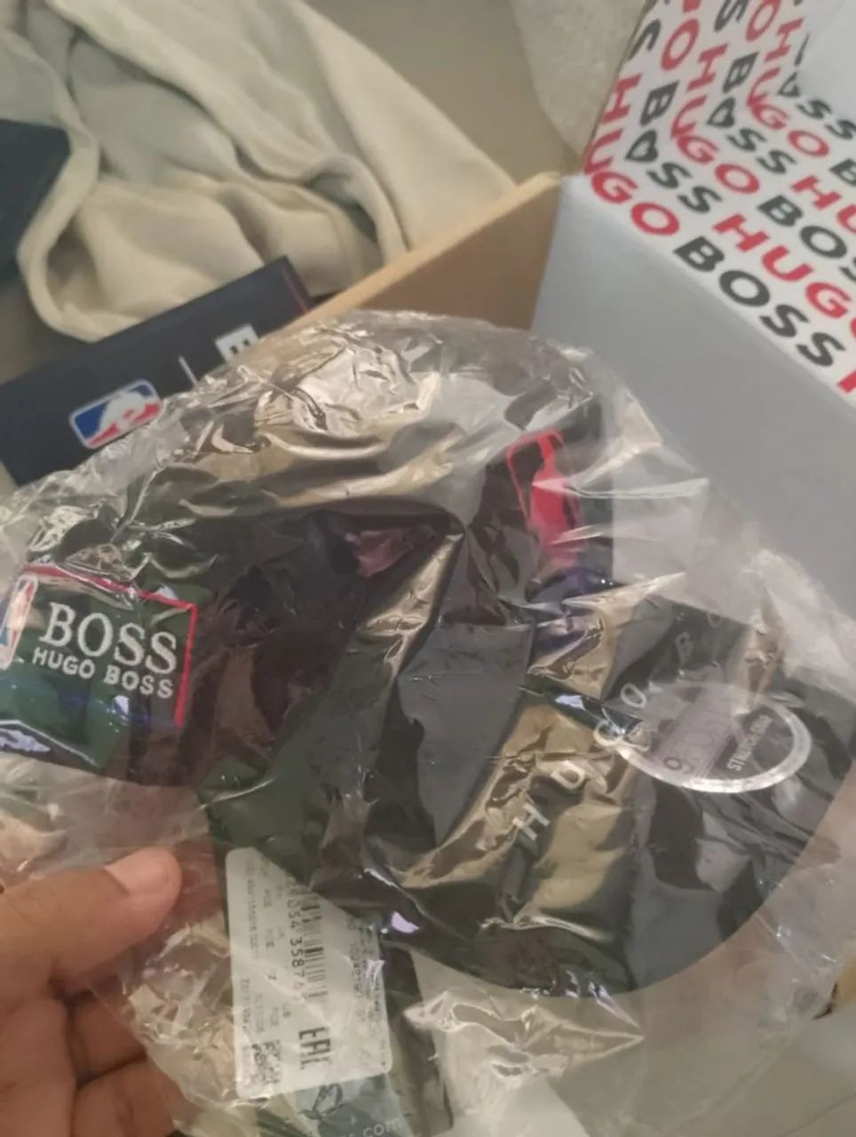 Conjunto Moletom BOSS NBA e Boné BOSS NBA - Original e Estiloso! - Foto 5