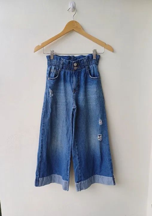 Calça jeans infantil tam 7/8 anos