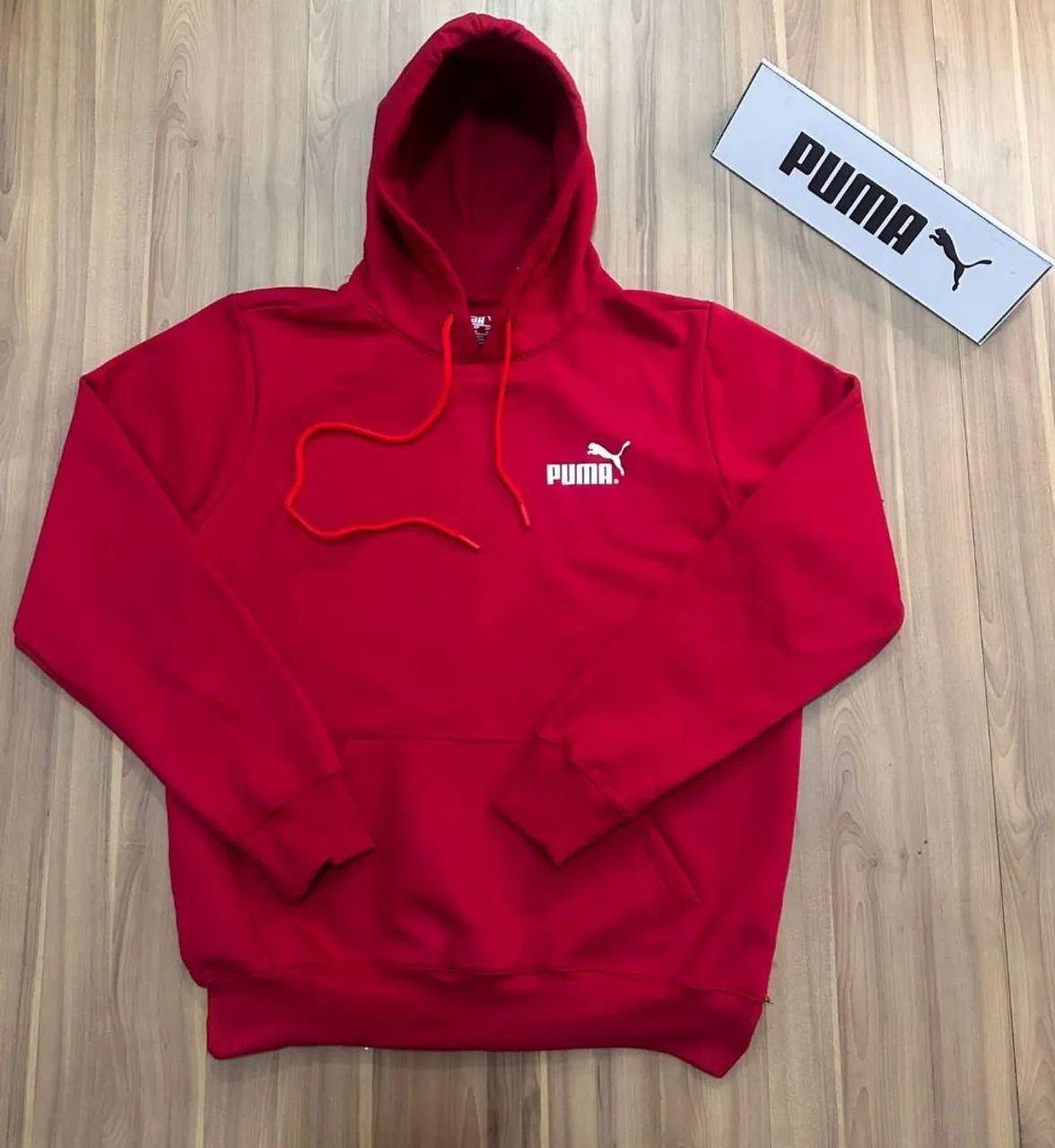 Moletom Puma com capuz flanelado 