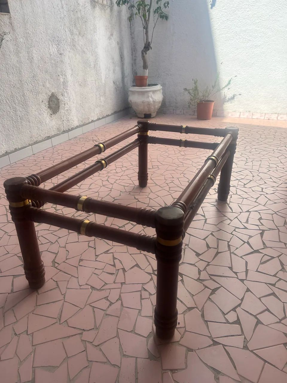 Base para mesa de centro em madeira maciça  - Foto 3