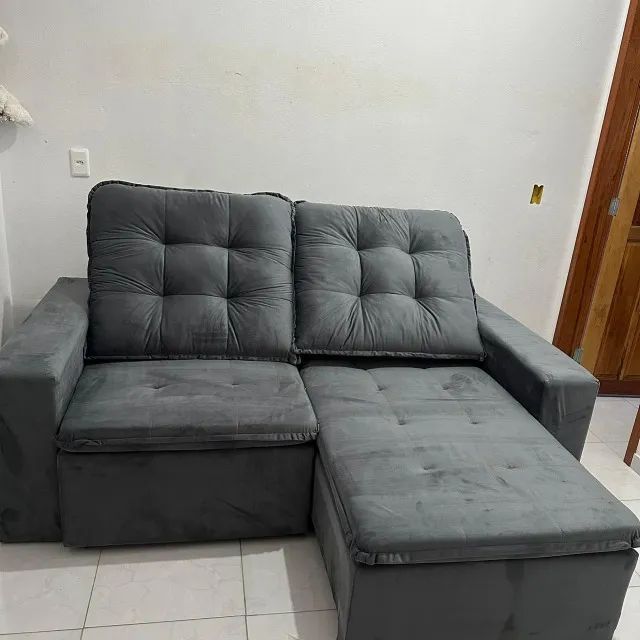 Sofa Monte carlo retratil e reclinavel novo de fabrica - Foto 3