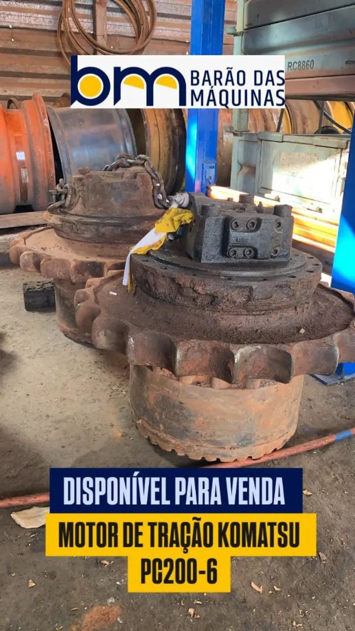 MOTOR DE TRAÇÃO KOMATSU PC200-6 1