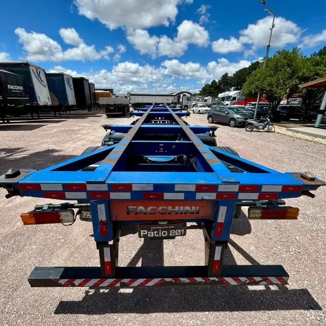 Carreta Bug Porta Conteiner Facchini 2018 Container C/ Pneus - Foto 7