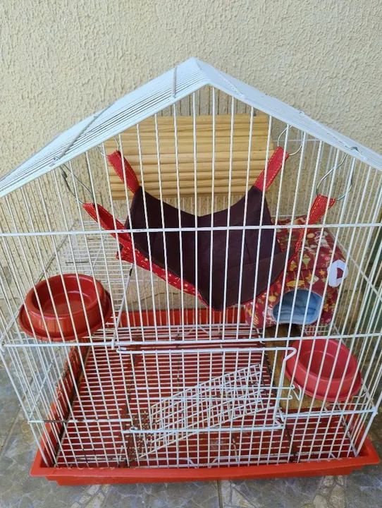 Gaiola para Roedores Grande com Acessórios - Foto 4
