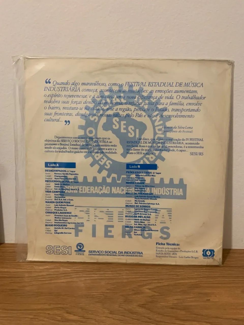 LP Arte do Trabalhador - Foto 2