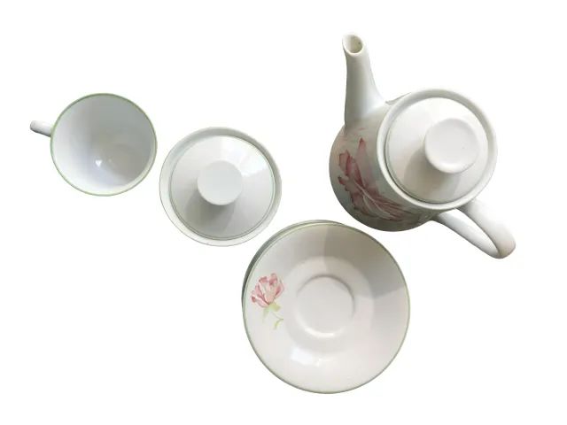 conjunto chá de porcelana