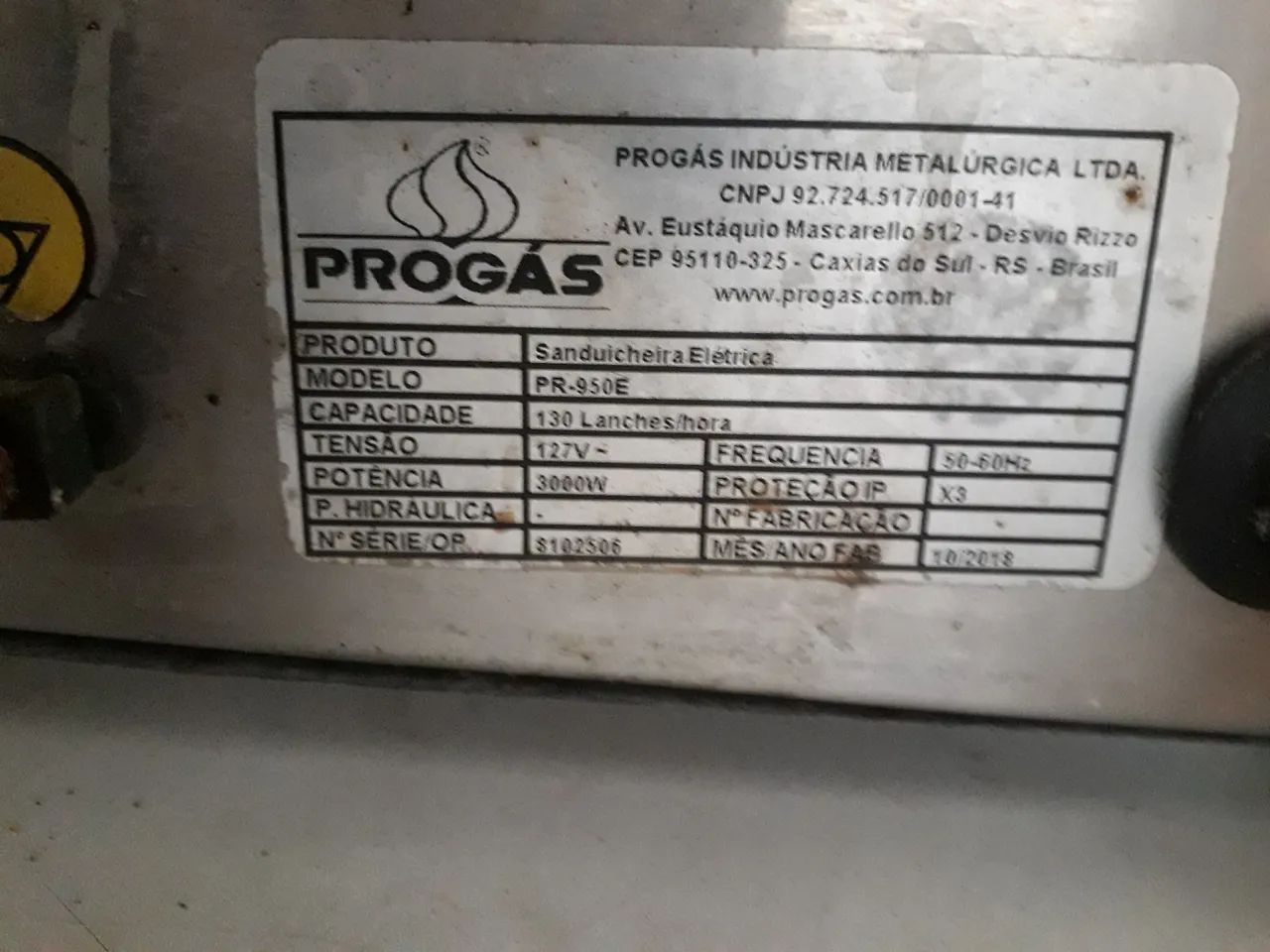 Sanduicheira Elétrica Progás PR-950E - Foto 4