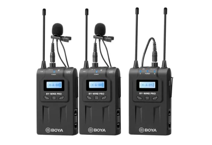 Microfone Sem Fio de Lapela Duplo BOYA BY-WM8 Pro-K2 - Foto 2