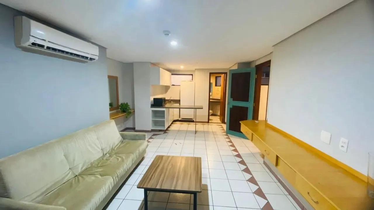Flat para Locação em Campo Grande, Centro, 1 dormitório, 1 suíte, 1 banheiro, 1 vaga