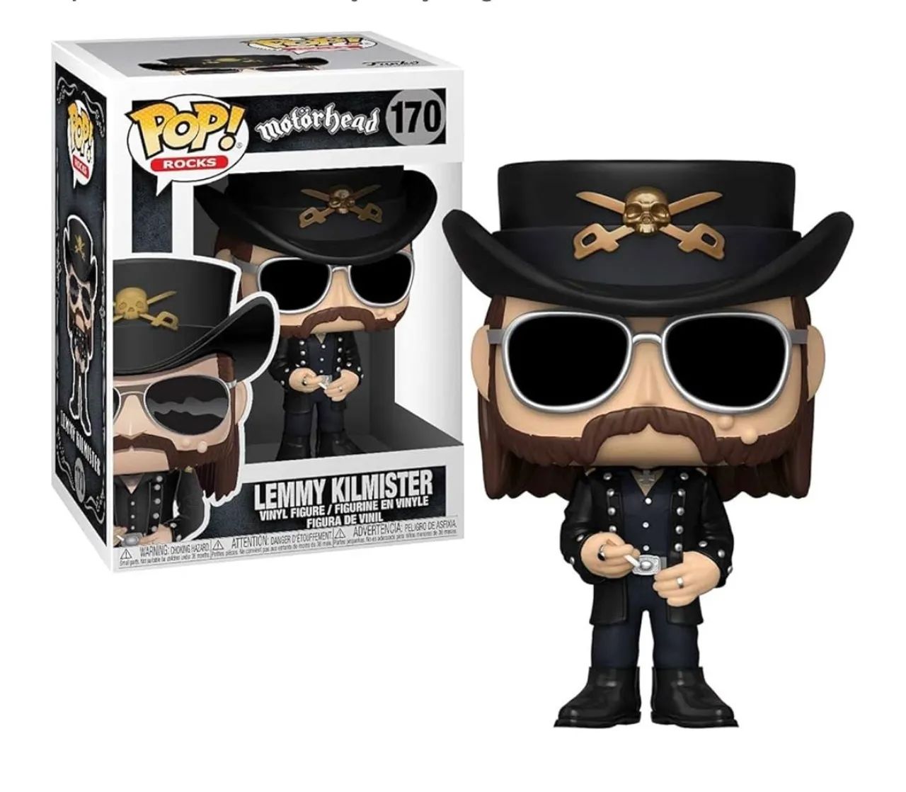 Funko Pop! Rocks Motörhead Lemmy Kilmister e Warpig