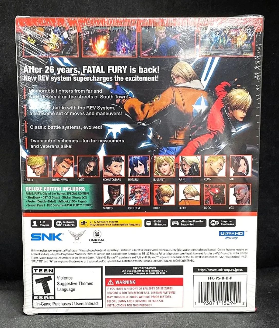 Fatal Fury City of the Wolves PS5 OU PS4 Special Edition LACRADO - (VALORES NA DESCRIÇÃO) - Foto 6