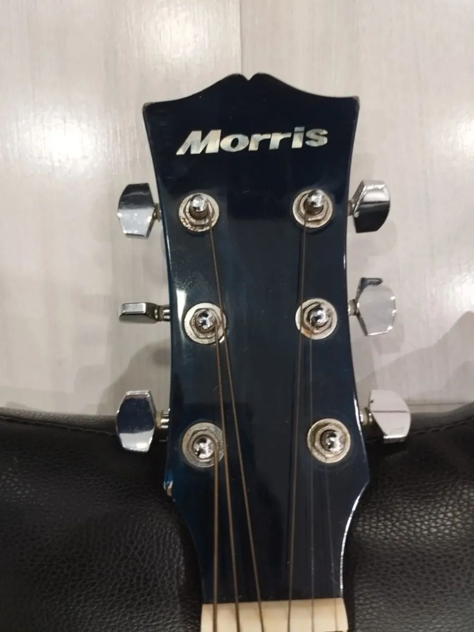Violão Morris Azul Eletro Acústico - Aço - Foto 3