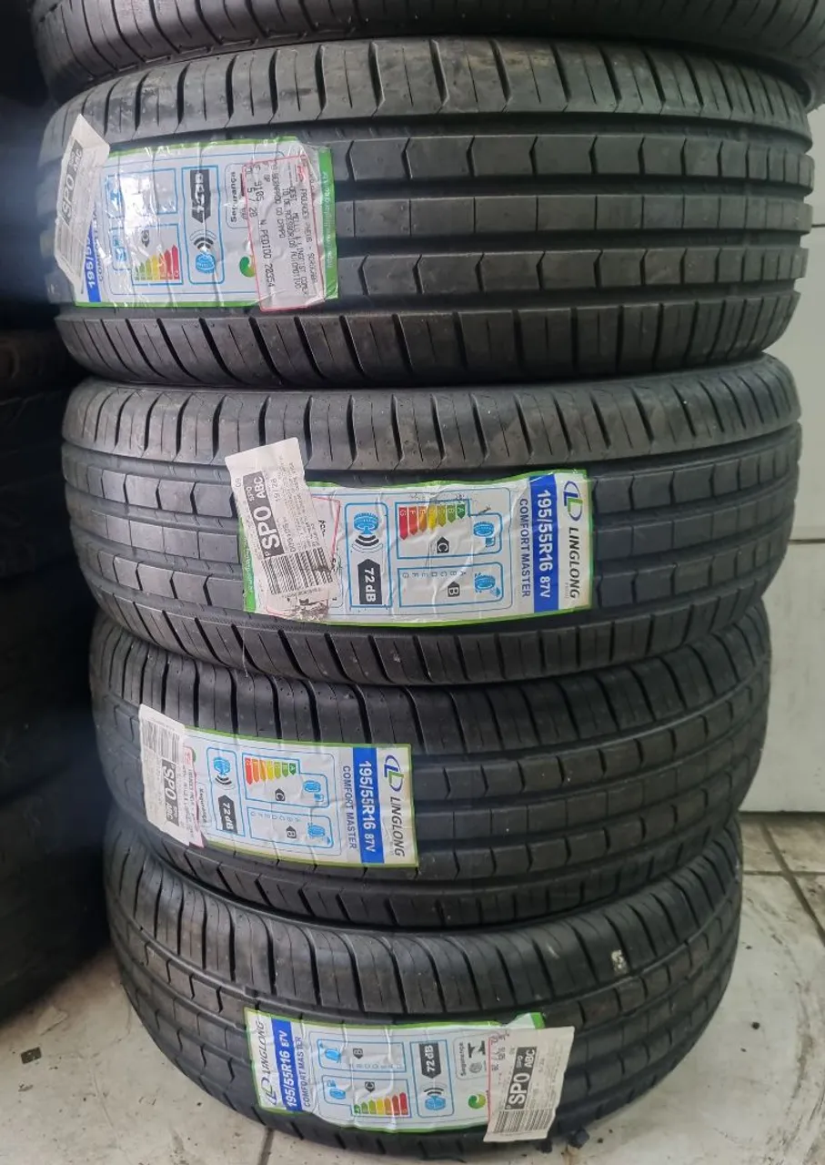 Jogo de pneus novos 195/55/16 LingLong