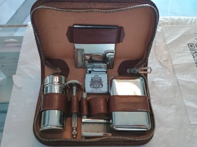 kit barbeador antigo para barbearia - Foto 4