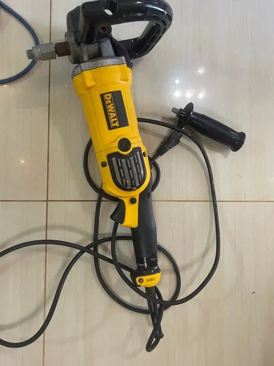 Lixadeira Politriz Dwp849xbr 7  E 9  Dewalt 1250w 127v Cor Amarelo/preto 110v - Foto 3