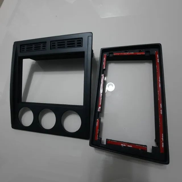 MOLDURA PARA MULTIMIDIA E MANOMETRO LINHA GOL / SAVEIRO, PARATI, VOYAGE QUADRADO - Foto 5