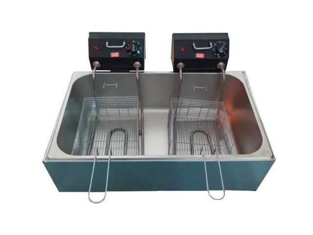 Fritadeira Elétrica Equipe Inox 12 L 1Cuba 220v 