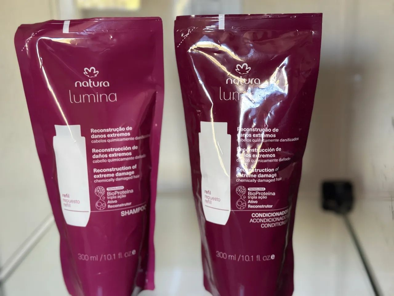 Kit refil shampoo e condicionador lumina de natura - Foto 2