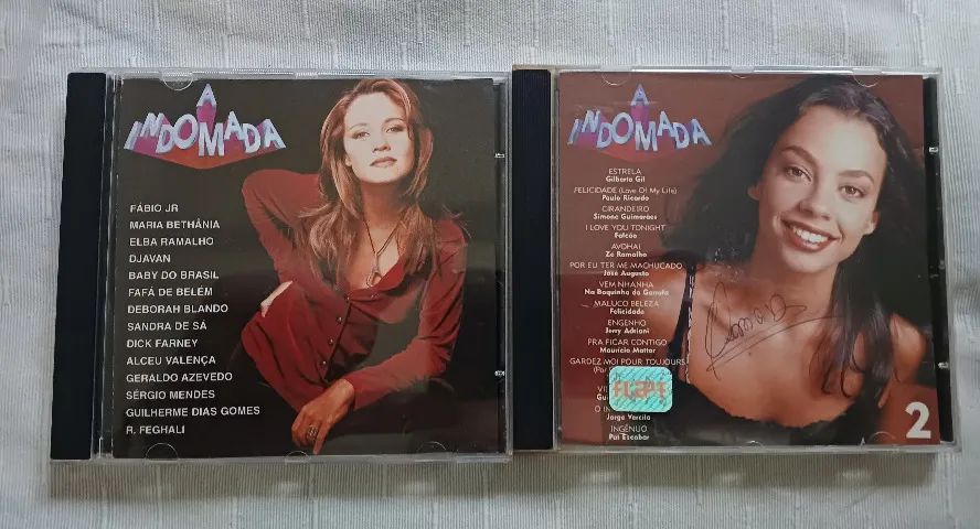 2 Cd's Trilha da Novela Indimada - Volumes 1 e 2 - Excelentes Estados