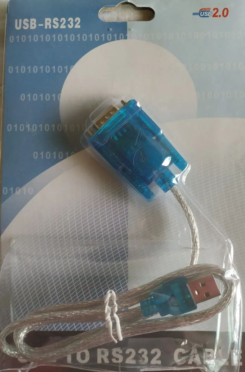 Kit cabo serial RS-232 / RJ-45 com adaptador USB