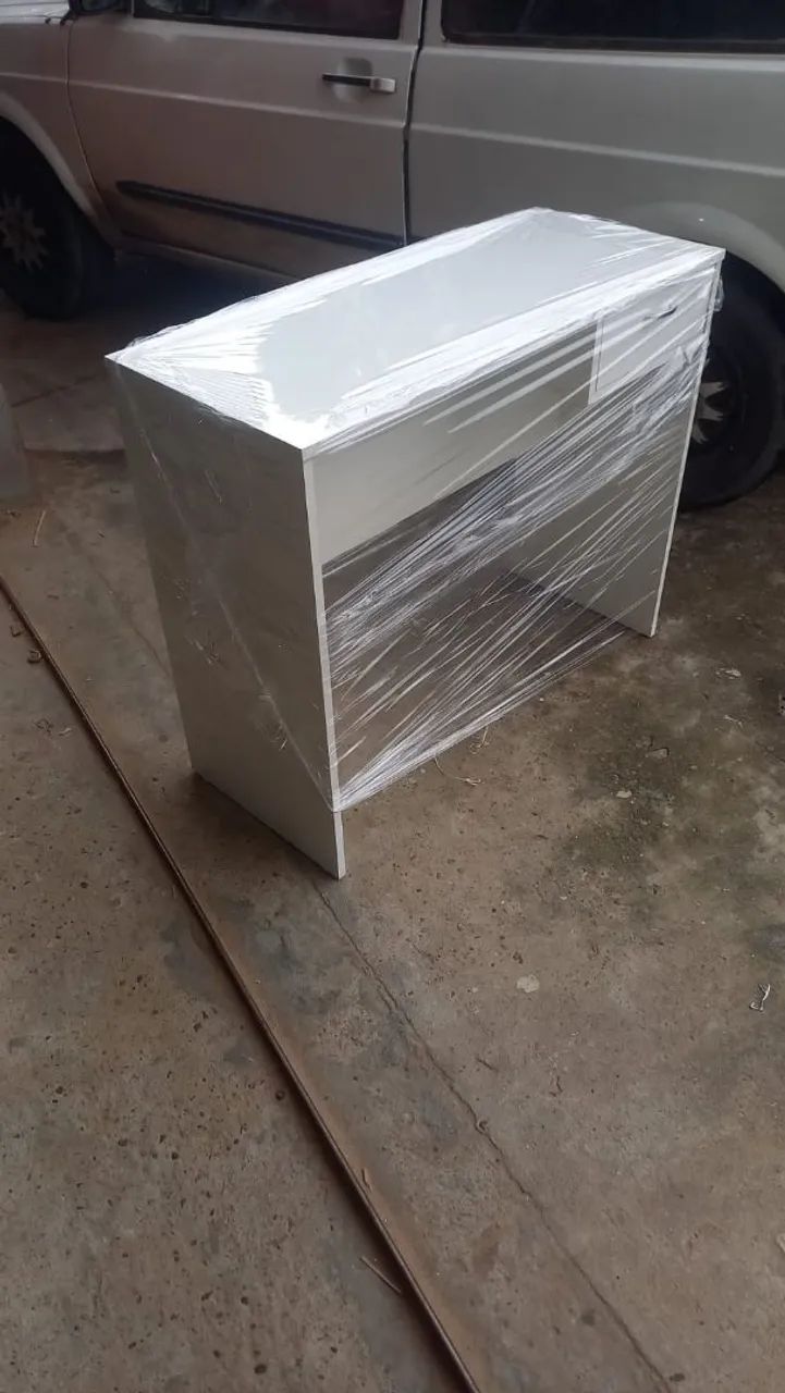 Mesa de computador branca Direto da fábrica - Foto 2