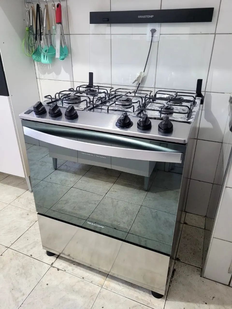 Fogão Brastemp 5 Bocas Inox - Foto 2