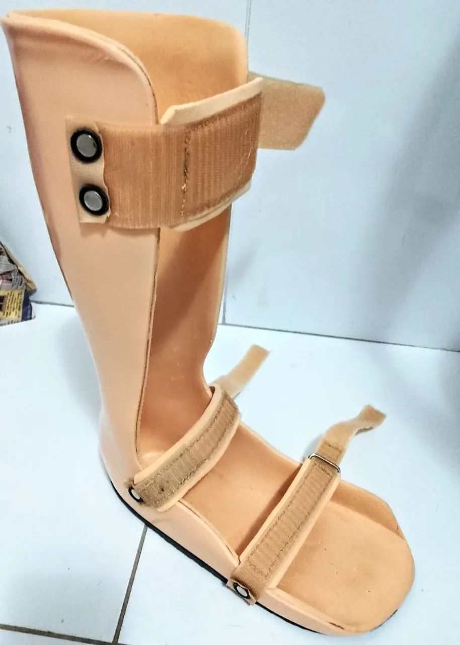 Órtesi para Perna e Pé direito - Suporte e Conforto e reabilitação  - Foto 4