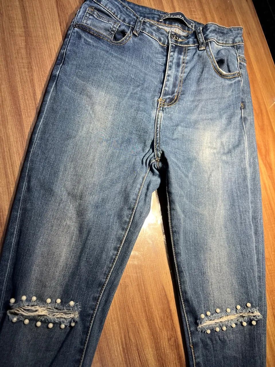 Calça jeans feminina tamanho 36 - Foto 3