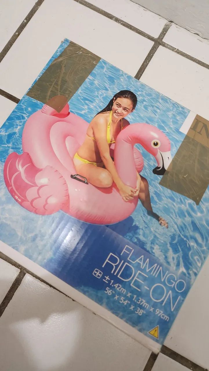 Bóia Flamingo grande