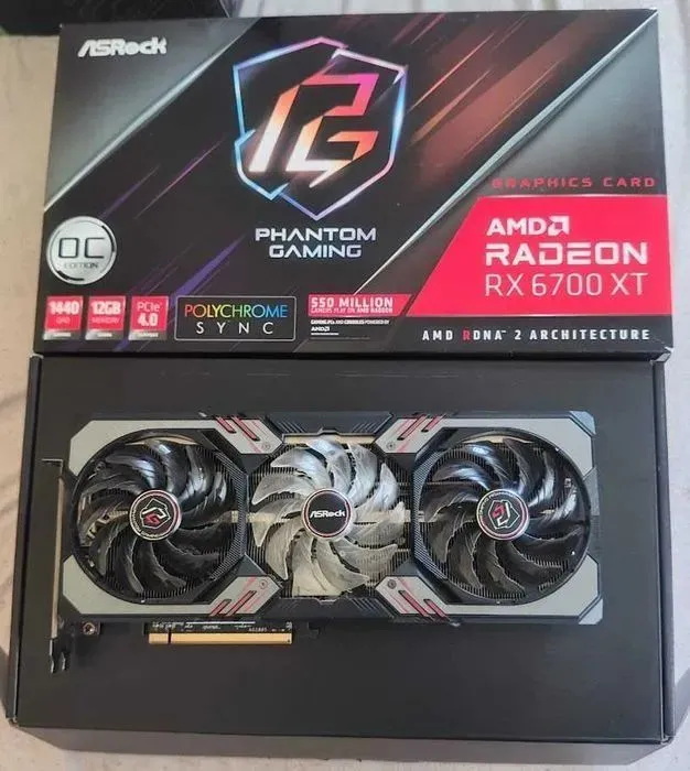 RX 6700 XT Phantom Gaming 12GB