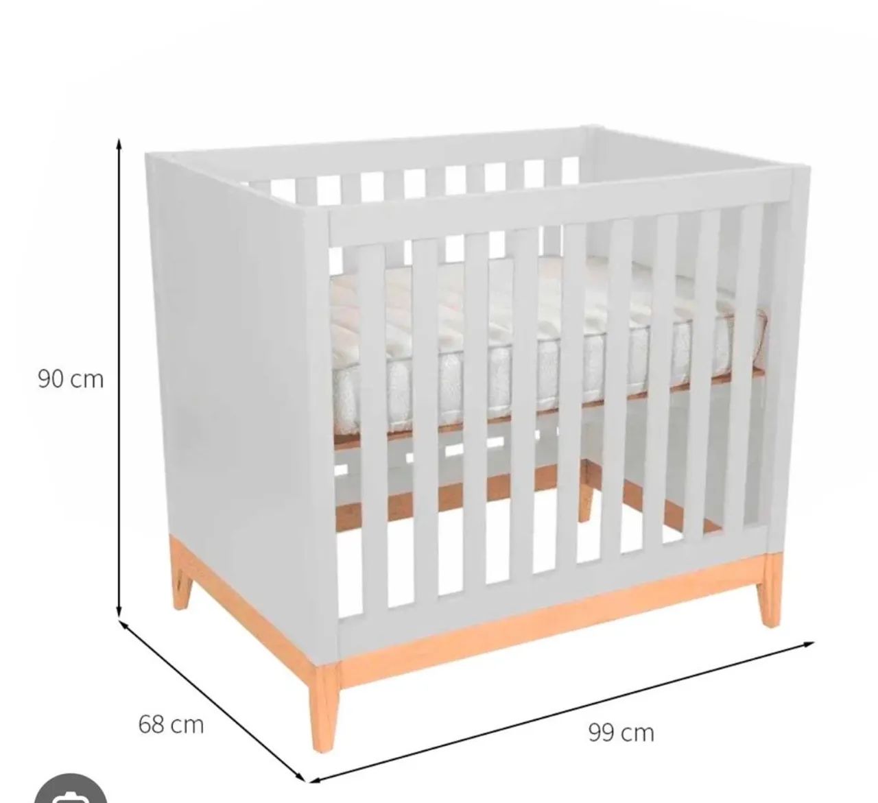 Berço amor perfeito Divicar - Foto 3