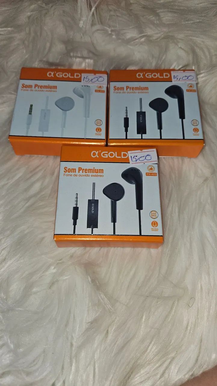 Fone de ouvido para iPhone - Á Gold - Foto 3