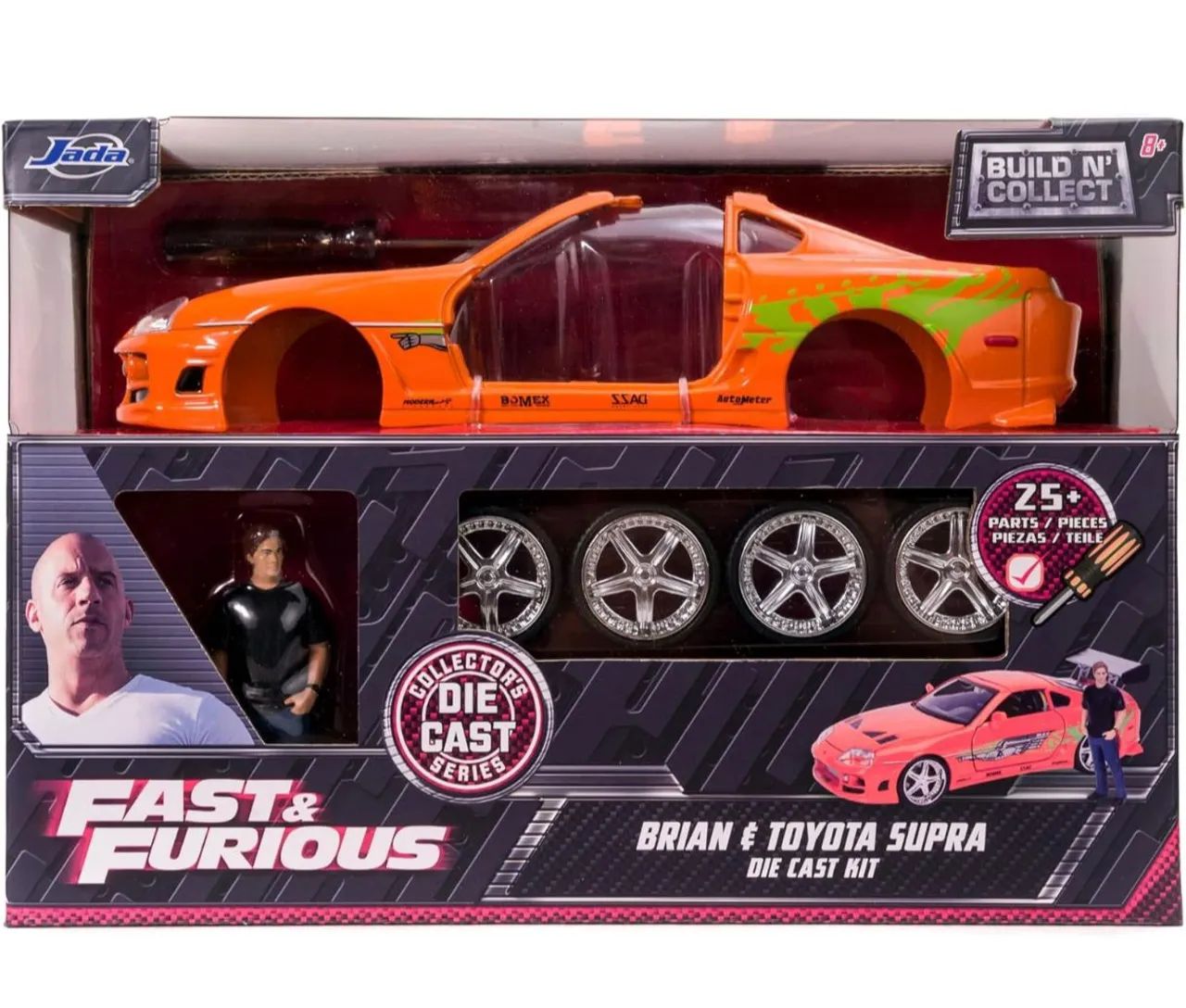 Miniatura Toyota supra velozes e furiosos