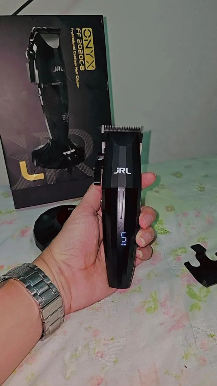 Máquina de cortar cabelo Jrl onyx  - Foto 5