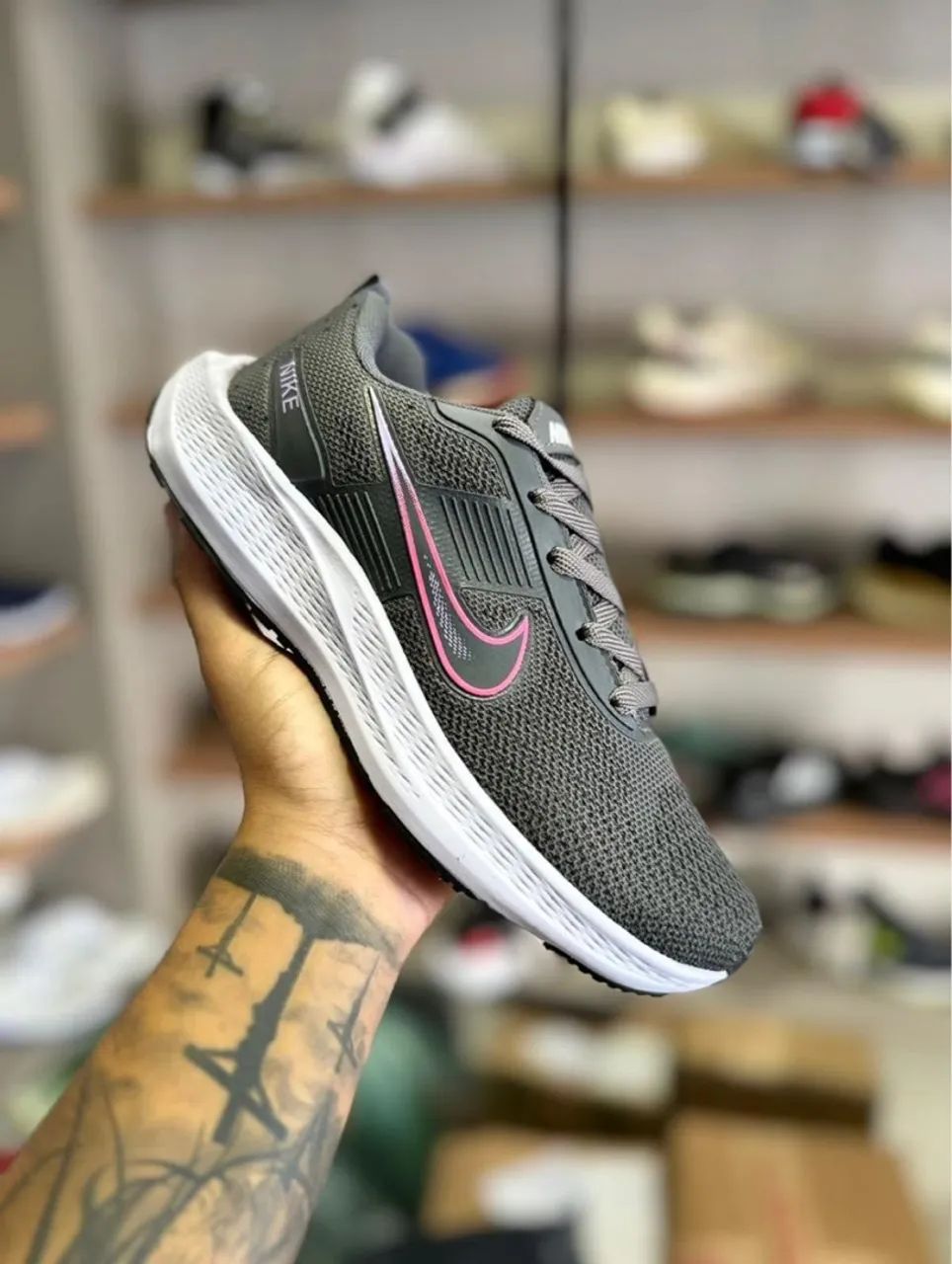 Tênis Nike Air Max 90 - Rosa e Branco - Foto 4