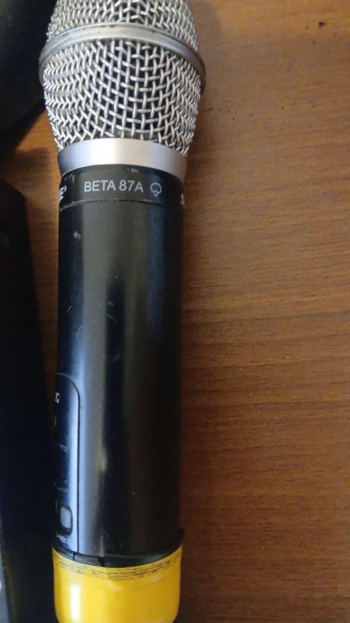 Microfone s/fio Shure beta 87a