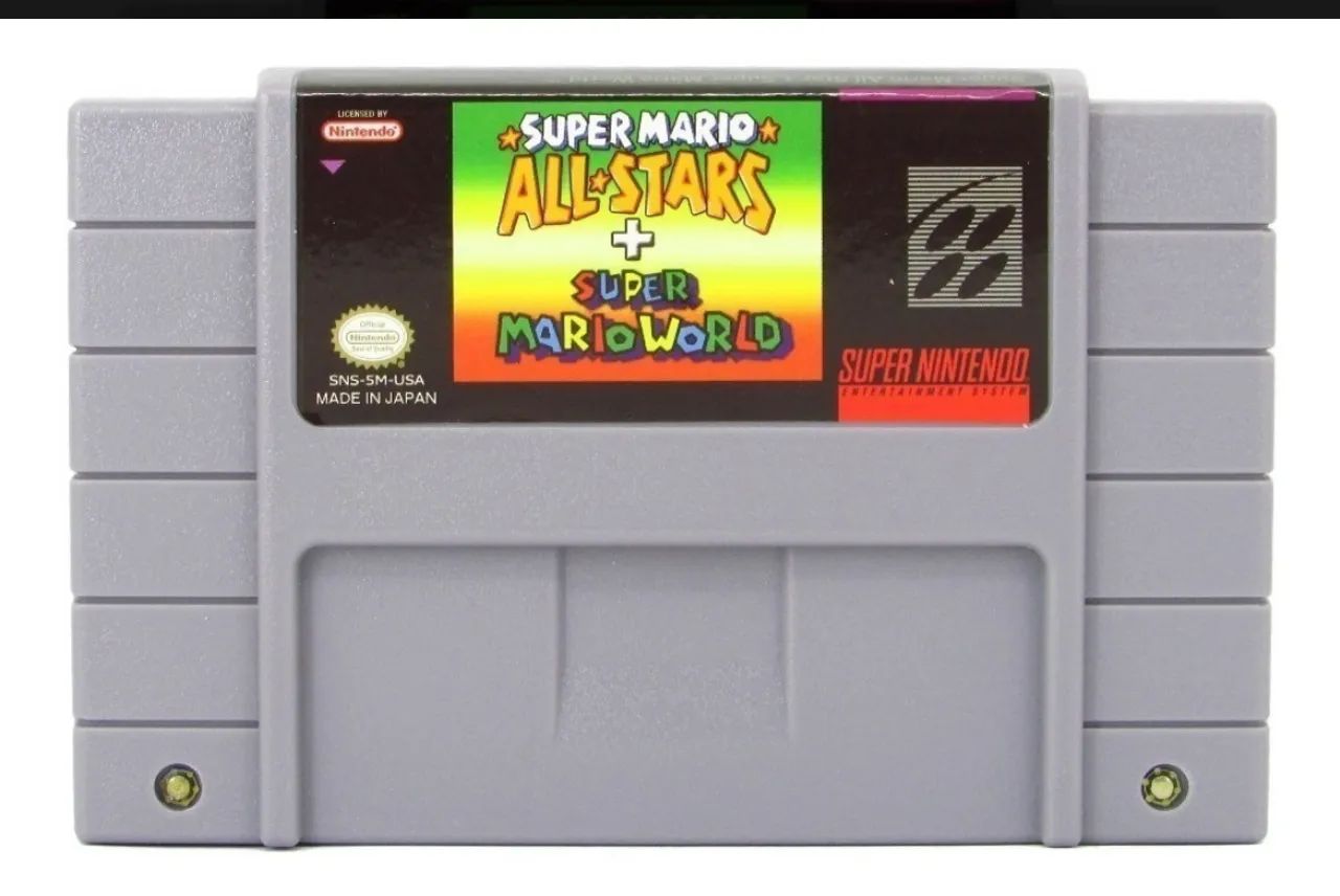 Super Mario All-Stars + Super Mario World - SNES Repro