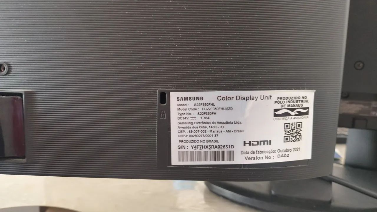 Monitor Samsung preto 21 polegadas  - Foto 4