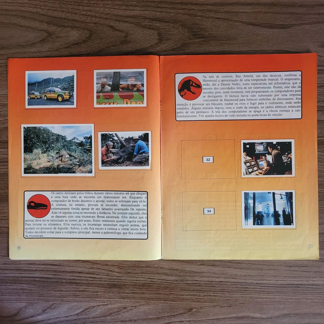 Álbum de Figurinhas Jurassic Park - Foto 4